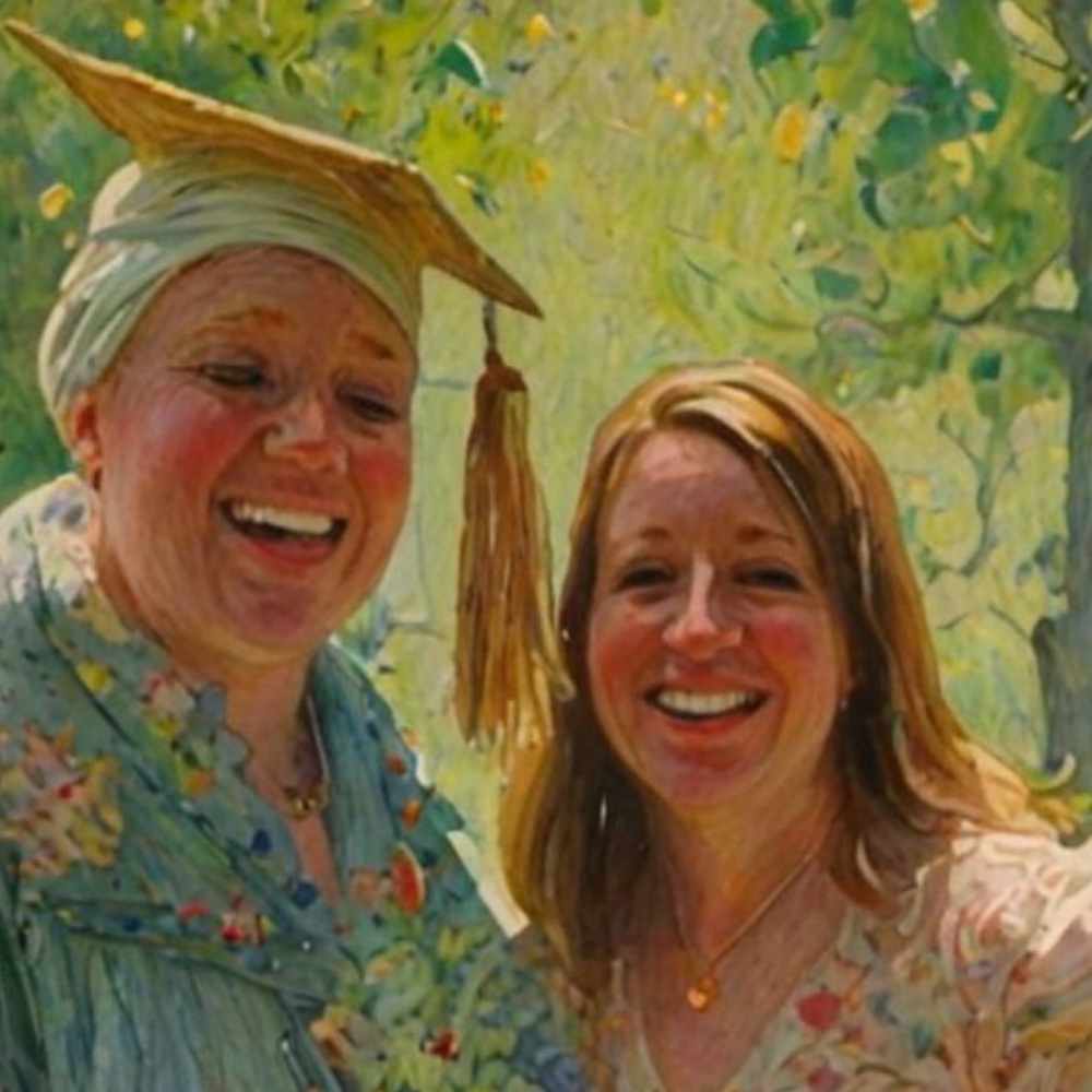 Colorful Floral Scarf